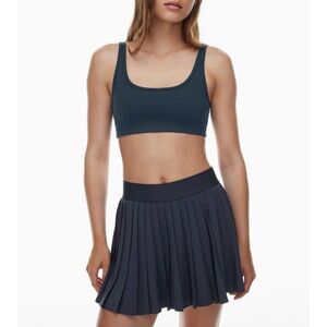 Aritzia Tna Tennis Micro Skirt Navy
